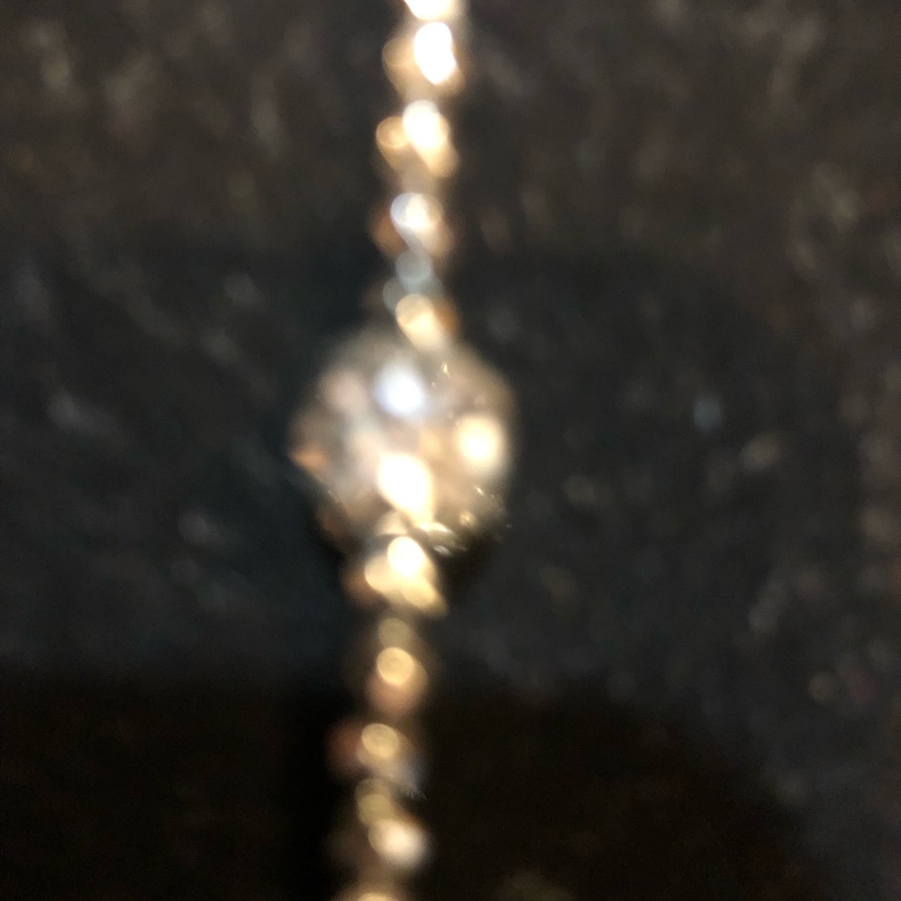 Faceted Hematite & Marcasite Tassel Long Necklace - Picture 8 of 13